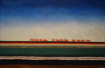 カジミール・マレーヴィチの抽象的な乗馬赤い騎兵 Oil Paintings